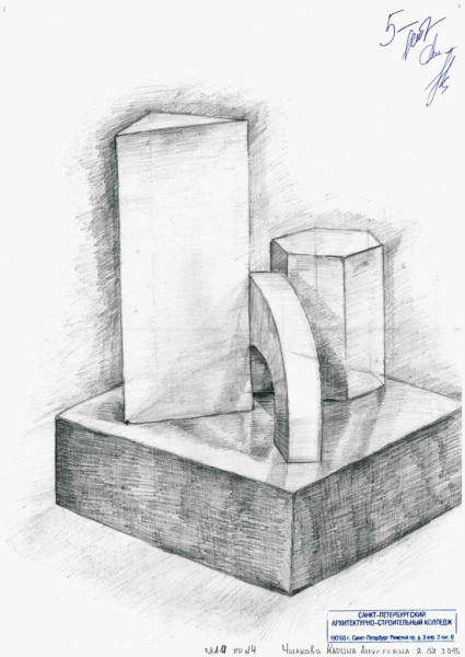 Вступительные по рисунку