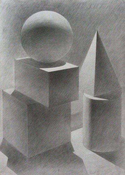 Композиция из геометрических фигур