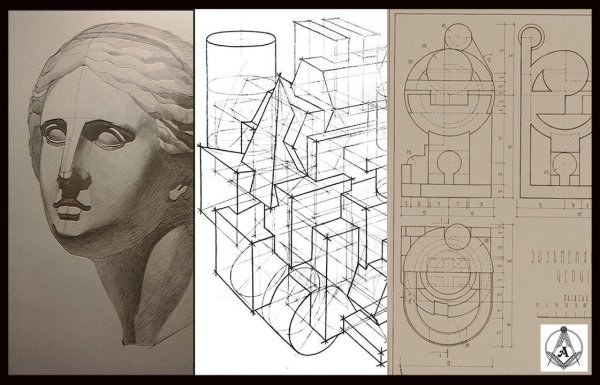 Экзамен МАРХИ черчение