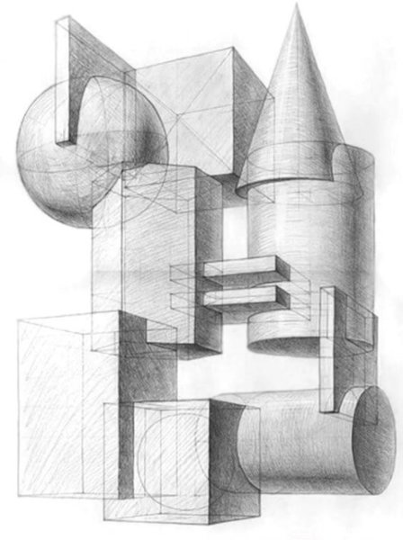 Врезки геометрических фигур МАРХИ