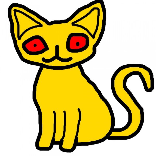Желтый кот картинки (45 фото)