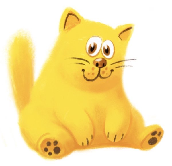Кот желтого цвета