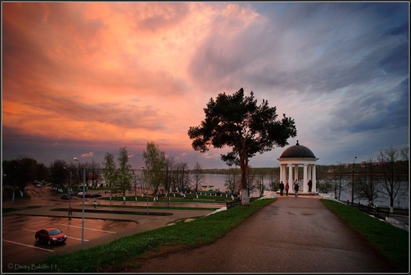 Беседка Островского в Костроме 20 век