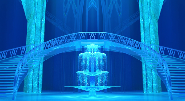 Холодное сердце дворец Эльзы