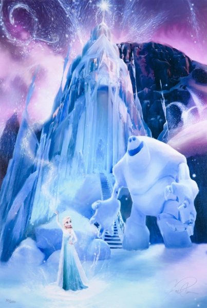 Холодное сердце Эльза в ледяном Дворце