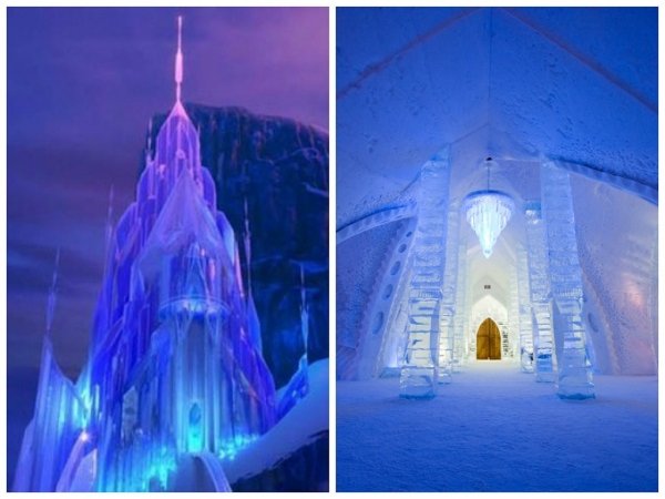 Ледяной дворец Эльзы