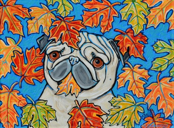 Осенний витраж для детей