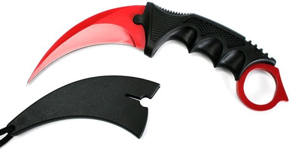 Нож керамбит h-230 Red