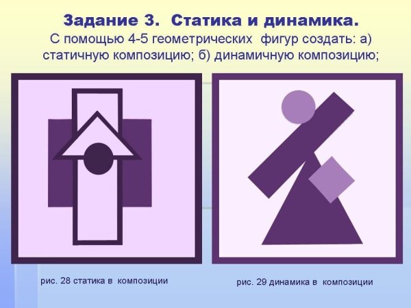 Средства композиции симметрия асимметрия статика динамика ритм