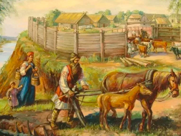 Земледельцы в древней Руси