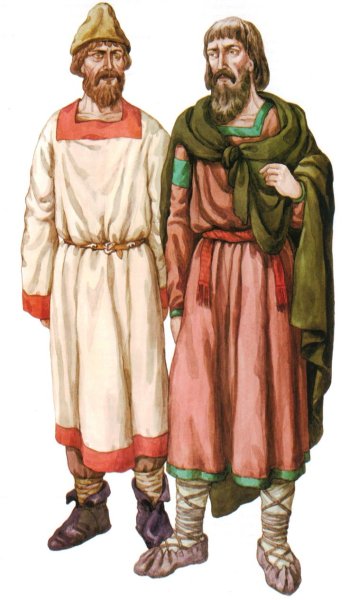 Одежда древней Руси 9-11 века