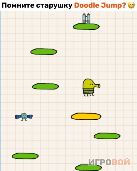Doodle Jump раскраска