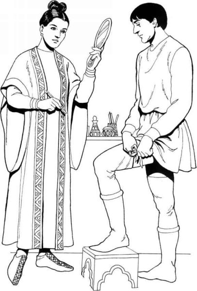 Византийская одежда 6-11 век