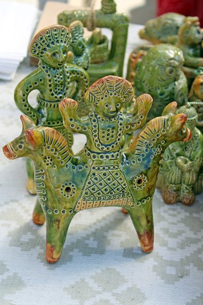 Костромская глиняная игрушка Петровская