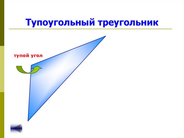 Туро угольный треугольник