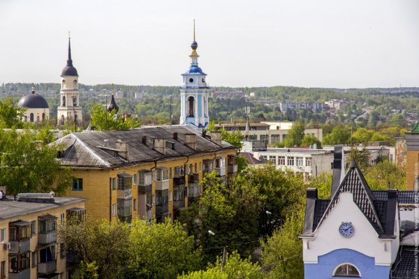 Город Калуга ночью