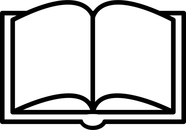 Открытая книга раскраска