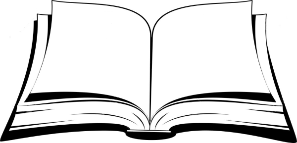 Книга рисунок на прозрачном фоне
