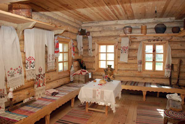 Русская изба внутри внутри убранство