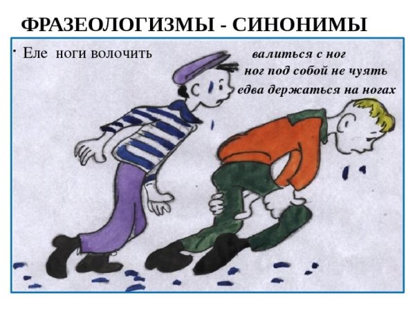 Шутливые фразеологизмы в картинках