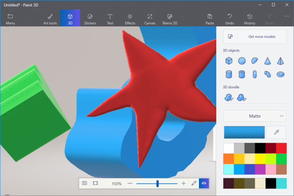 Рисунки в Paint 3d
