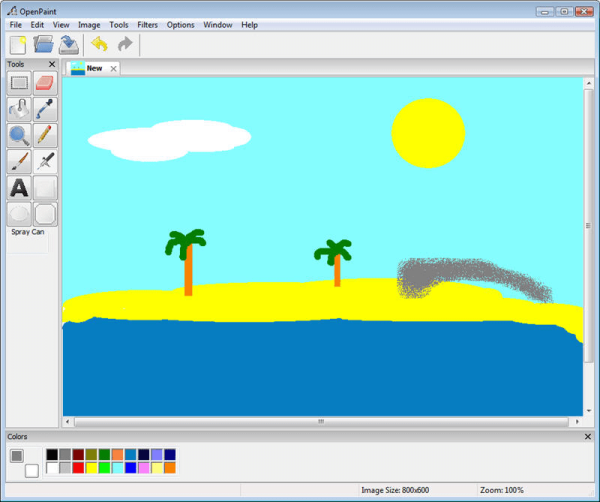 Графический редактор иmspaint
