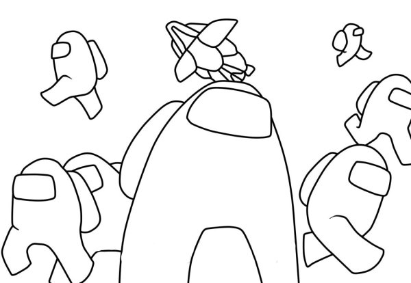 Амунгус раскраска для детей