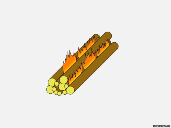 Типы костров Таежный