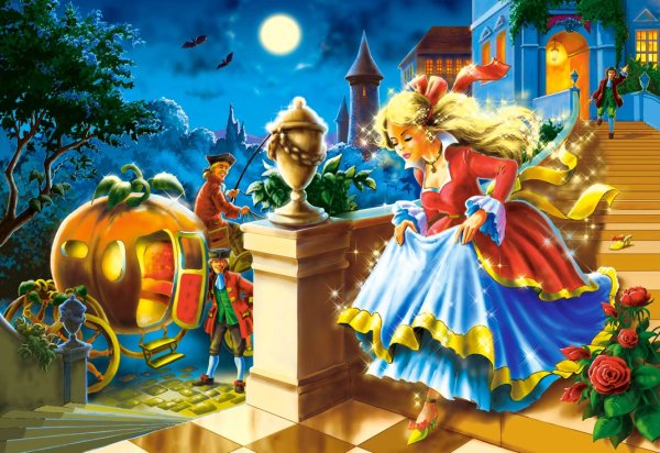 Золушка, (120 деталей Midi) пазлы Castorland