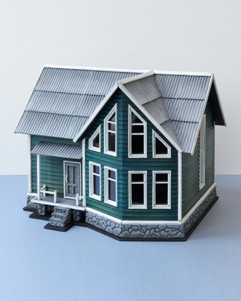 Загородный дом 3d модель