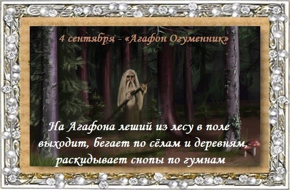 Агафон Огуменник 4 сентября