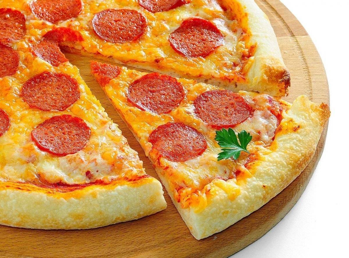 фото пиццы на белом фоне пепперони фото 76