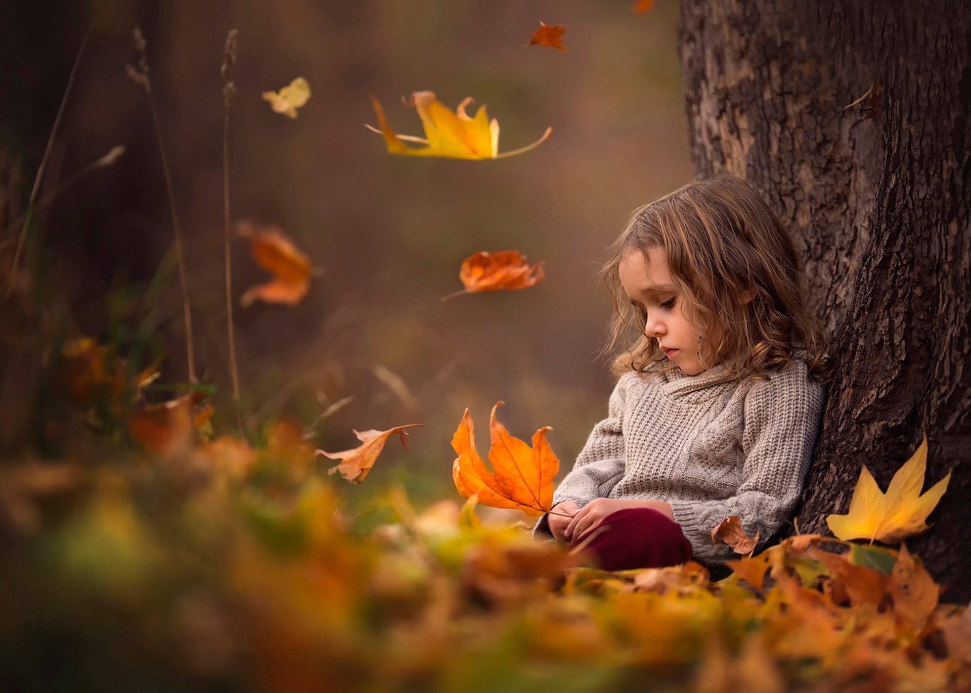 Девочка не грусти. Осеннее настроение. Осень грусть. Девочка осень. Девочка с осенними листьями.