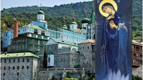 Светописанная икона Афон