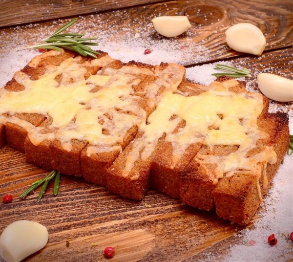 Гренки с сыром