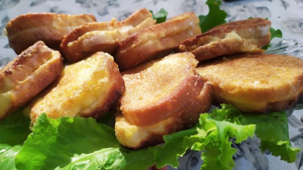 Гренки с сыром
