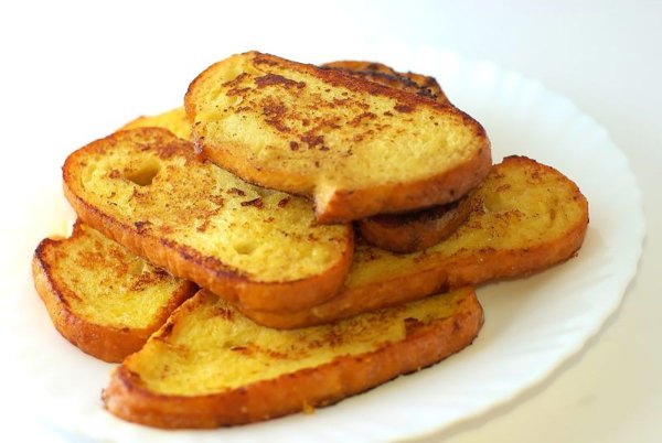 Гренки с яйцом