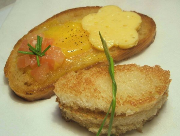 Гренки с сыром