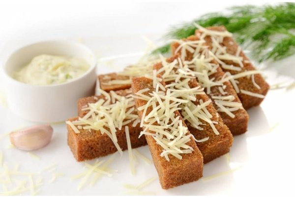 Гренки с чесноком и сыром