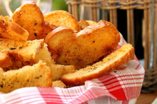 Гренки из белого хлеба