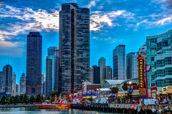 Скайлайн небоскребы