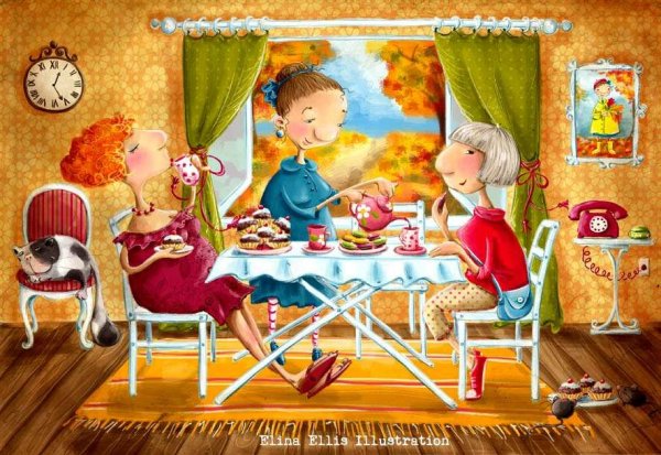 Марья Искусница вышивка подружки