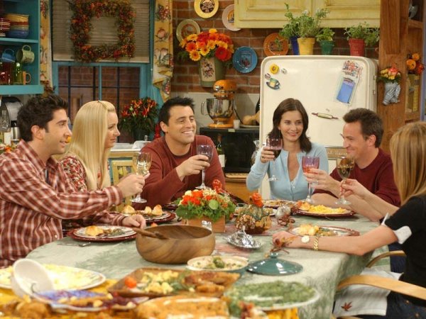 Сериал друзья 1 сезон 9 серия день Благодарения