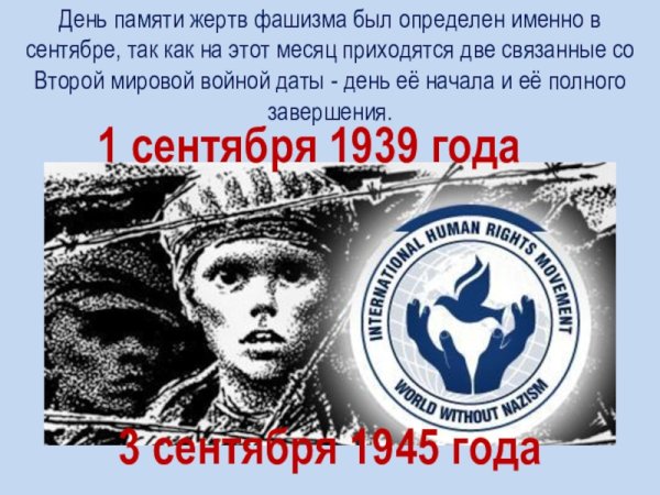 Международный день жертв фашизма