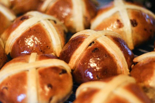 Крестовые булочки hot Cross buns