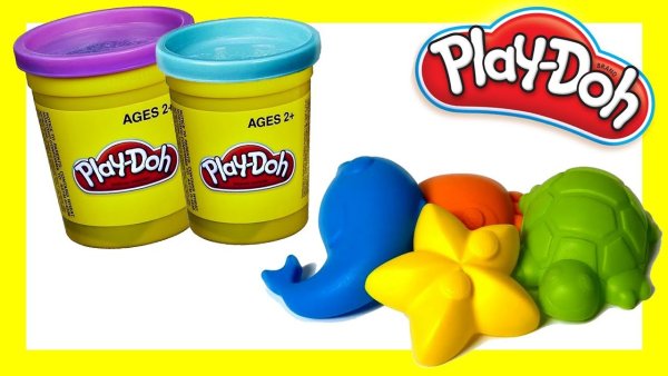 Лепка из пластилина плей до животных