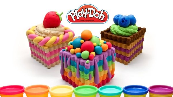 Лепим торт из пластилина