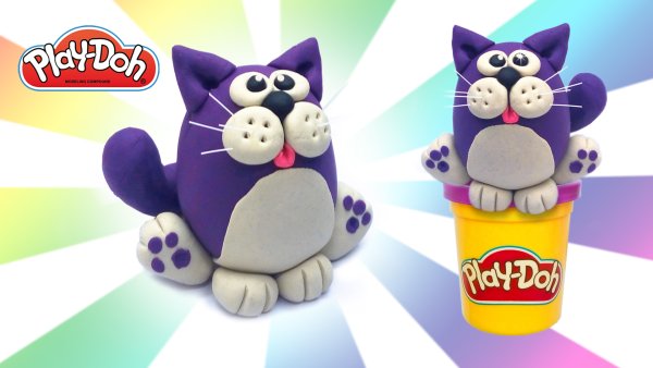 Животные из пластилина плей до