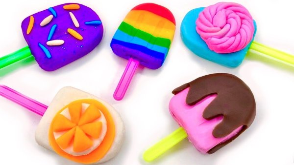 Мороженое из пластилина для детей