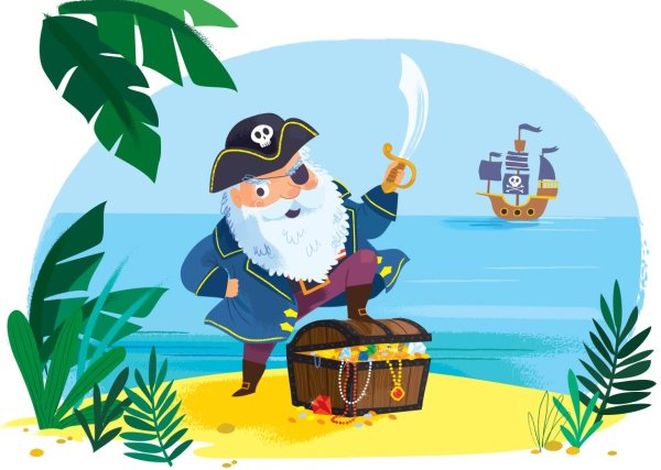 Пират вектор